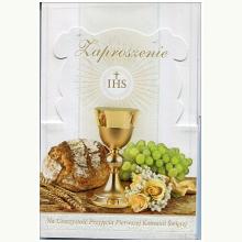 Zaproszenie na Pierwszą Komunię Świętą (10 szt), P0142
