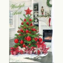 Kartka świąteczna A5 Boże Narodzenie, P0066 Kartka świąteczna A5 Boże Narodzenie, P0066