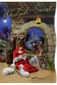 Kartka świąteczna A5 Boże Narodzenie