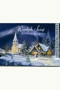 Karnet przestrzenny A5 Boże Narodzenie + koperta