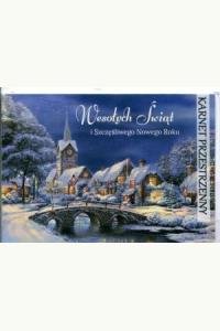 Karnet przestrzenny A5 Boże Narodzenie + koperta