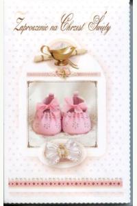 Zaproszenie na Chrzest (dziewczynka)