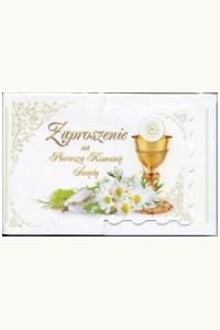 Zaproszenie na Pierwszą Komunię Świętą (10 szt)