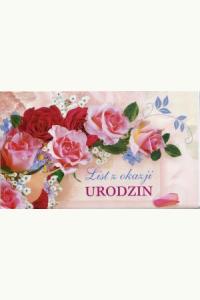 Karnet List z okazji Urodzin + koperta