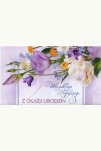 Karnet List z okazji Urodzin + koperta