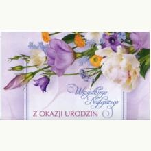 Karnet List z okazji Urodzin + koperta, P0080