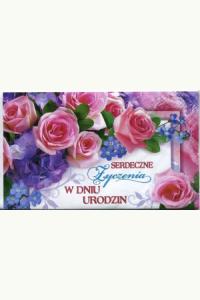 Karnet List z okazji Urodzin + koperta