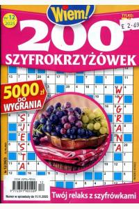200 szyfrokrzyżówek