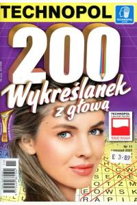 200 wykreślanek z głową