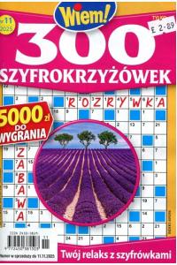 300 szyfrokrzyżówek
