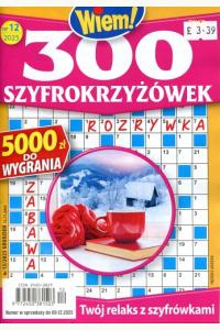 300 szyfrokrzyżówek