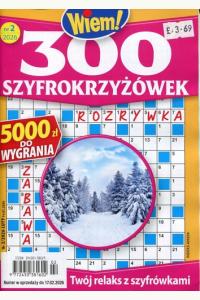 300 szyfrokrzyżówek