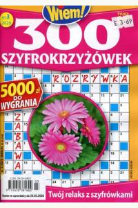 300 szyfrokrzyżówek