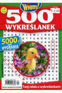 500 wykreślanek